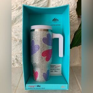 Hydra peak voyager 40 oz ltd edition bling hearts